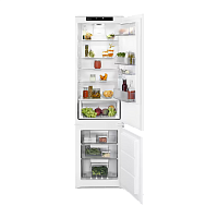 LNS6TE19S Встраиваемые холодильники ELECTROLUX/ Холодильник комбинированный, встраиваемый, высота - 1,88 м, ширина - 54 см, глубина - 55 см, сенсорное управление с символьным дисплеем, Динамическая система охлаждения в холодильной камере, система охлажден