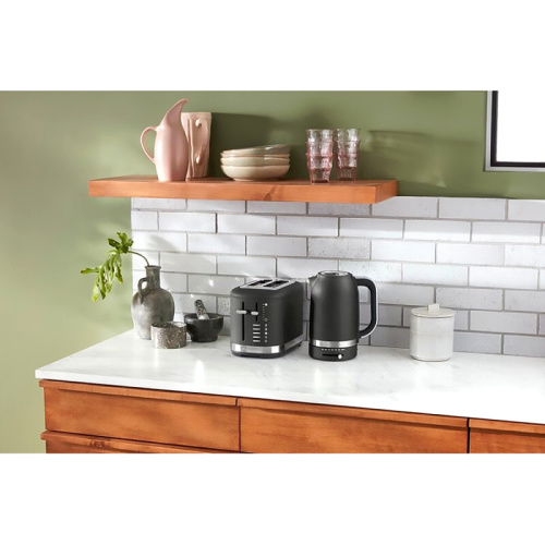 5KEK1701EBK Электрочайник KitchenAid, термо-контроль, 1.7 л., черный фото 8