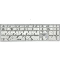 FX50WHITE Клавиатура A4Tech Fstyler FX50 белый USB slim Multimedia (FX50 WHITE)