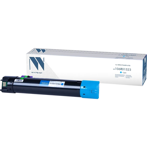 -/ Тонер-картридж NVP NV-106R01523 Cyan для Xerox Phaser 6700 (12000k) фото 2 -/ Тонер-картридж NVP NV-106R01523 Cyan для Xerox Phaser 6700 (12000k) фото 2