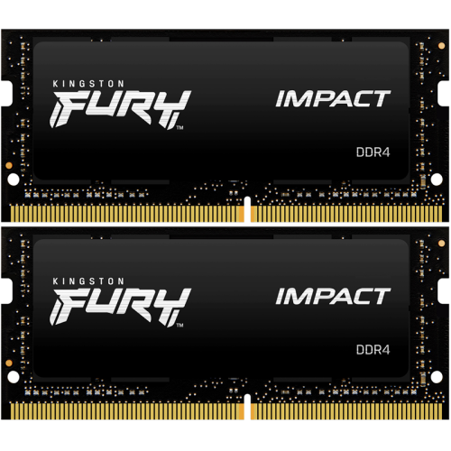 KF432S20IBK2/64 Память оперативная/ Kingston 64GB 3200MT/s DDR4 CL20 SODIMM (Kit of 2) FURY Impact