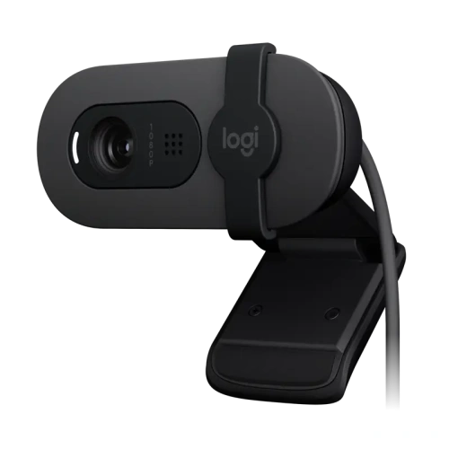 960-001585 Веб-камера/ Logitech Brio 100 Full HD webcam - GRAPHITE – USB фото 2 960-001585 Веб-камера/ Logitech Brio 100 Full HD webcam - GRAPHITE – USB фото 2