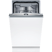SPV4EMX10E загрузка на 10 комплектов посуды, электронное управление, 6 программ, 44.8x55x81.5 см, нержавеющая сталь цвет, сушка: с открыванием дверцы/с теплообменником, индикация на полу: луч
