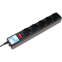 SPG5-C3 Фильтр-удлинитель Power Cube 3,0 м 5 розеток (черный графит) 10А/2,2кВт/ Surge protector Power Cube 3.0 m 5 outlets (Black graffite) 10A / 2.2kW