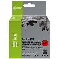 -/ Картридж струйный Cactus CS-PG440 черный (180стр.) для Canon PIXMA MG2140/MG3140