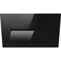 BLOOMBL/A/85-PRF0164459A Вытяжка ELICA/ Вытяжка ELICA, 85 см, наклонная, LED освещение, сенсорное управление, таймер, 3 скорости + интенсивный режим, индикация насыщения фильтра, цвет черный