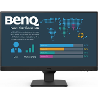 BL2490 Мониторы/ Benq BL2490 23.8'', 1920x1080, IPS, 100Hz, 20M:1, 250cd, 5ms, 2*HDMI, DP, Speakers, Flicker-free;Low Blue Light, 3Y, Black