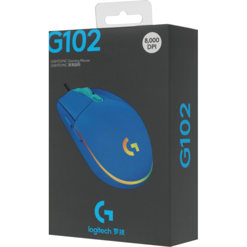 910-005810 Мышь Logitech G102 LightSync синий оптическая 8000dpi USB 6but (910-005810) фото 16 910-005810 Мышь Logitech G102 LightSync синий оптическая 8000dpi USB 6but (910-005810) фото 16