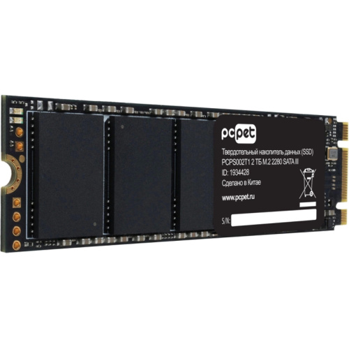 PCPS002T1 Накопитель SSD PC Pet SATA-III 2TB PCPS002T1 M.2 2280 OEM фото 4