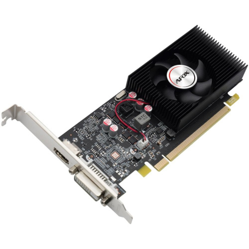 AF1030-4096D4L7 Видеокарта Afox GT1030 4GB GDDR4 64bit DVI HDMI 1FAN LP RTL фото 3 AF1030-4096D4L7 Видеокарта Afox GT1030 4GB GDDR4 64bit DVI HDMI 1FAN LP RTL фото 3