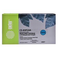 -/ Картридж струйный Cactus CS-B3P24A №727 серый (130мл) для HP DJ T920/T1500/T2530