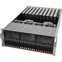 AS-4125GS-TNRT2 Платформа для сервера/ Supermicro GPU SuperServer AS-4125GS-TNRT2 4U (2x Socket SP5 up 400W, 24x DDR5 RDIMM, 2x 2.5" SAS/SATA3 + 8x NVMe 2.5" Hot-Swap, 11x PCI-E x16, 10x GPU, 2x 10GbE, 4x2000W Redundant, IPMI)