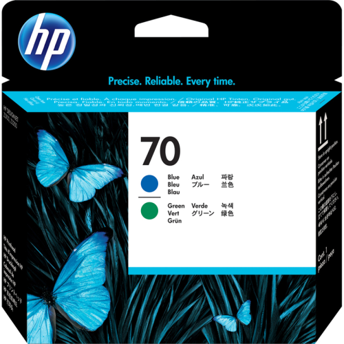 C9408A Печатающая головка/ HP 70 Blue and Green Printhead фото 2