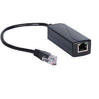 CN-PoE24/G Конвертер/ OSNOVO PoE-конвертер Gigabit Ethernet 48V в 24V, методы PoE: вх. - A(1,2(+);3,6(-)) и B(4,5(+);7,8(-)), вых.- B(4,5(+);7,8(-)).