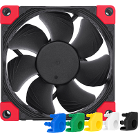 NF-A8PWMchromax.black.swap Кулер для корпуса/ Case Cooler Noctua NF-A8 PWM chromax.black.swap (80x80x25mm, 4-pin PWM, 32.67CFM, 17.7dBA, 2200RPM, Black)