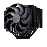 NH-D15G2chromax.black Кулер для процессора/ CPU Cooler Noctua NH-D15 G2 chromax.black (228W, 4-pin PWM, 168mm, Al/Cu, 8x6mm, 2x140mm, 91.5CFM, 24.8dBA, 1500RPM, S: 1851/1700/1200/115X, AM5/AM4, Black)