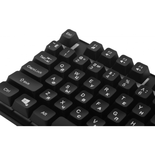 45196 Клавиатура Defender Arx GK-196L RU черный USB for gamer LED фото 4 45196 Клавиатура Defender Arx GK-196L RU черный USB for gamer LED фото 4