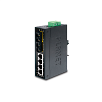 ISW-501T ISW-501T коммутатор для монтажа в DIN рейку/ IP30 Slim Type 5-Port Industrial Fast Ethernet Switch (-40 to 75 degree C)