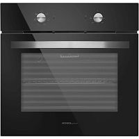 OES660BK01 Шкаф духовой электрический HOMSair/ электрический, встраиваемый, механическое управление, 4 функций, 60 л., гриль, эмаль легкой очистки, черный