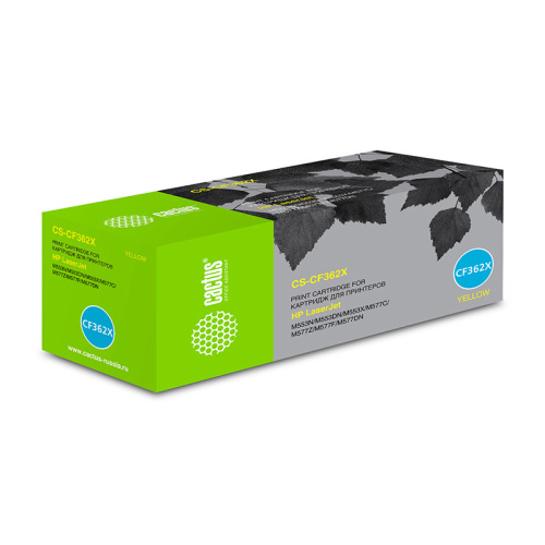 -/ Картридж лазерный Cactus CS-CF362X CF362X желтый (9500стр.) для HP CLJ M552dn/M553dn фото 2