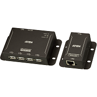 UCE3250 4-х портовый удлинитель, USB 2.0, 50 метр., CAT 5/ATEN/ 4-Port USB 2.0 CAT 5 Extender (up to 50m)