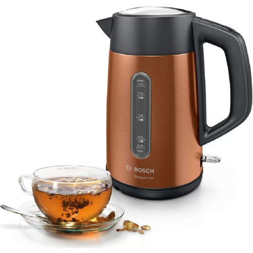 TWK4P439 Чайник BOSCH/ Цвет: коричневый, 2400 Ватт, скрытый нагр.элемент, 1.7 л фото 2