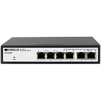 OS2406P/60W/A1A Коммутатор/ Smart Managed L2 PoE Switch 4 x 1000Base-T PoE+, 2 x 1000Base-T, PoE-60W budget