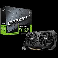 RTX5060Ti8GSHADOW2XOCPLUS Видеокарта PCIE16 RTX5060TI 8GB RTX 5060 Ti 8G SHADOW 2X OC PLUS MSI