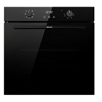 MOE6025Noir Духовой шкаф MONSHER/ Духовой шкаф Kuppersberg, High-Tech, 73 л, поворотное управление, дисплей, таймер, 6 режимов, макс. температура 275 градусов, цвет черный, цвет фурнитуры черный