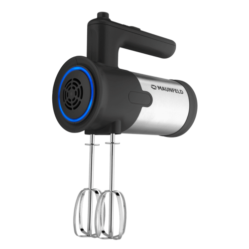 MF-321BK Миксер MAUNFELD/ Ручной миксер, 300 Вт, 5 скоростей, венчик, крюк для теста, черный