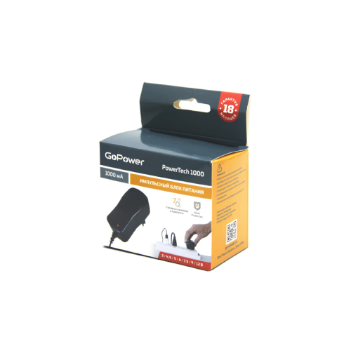 00-00015335 Блок питания GoPower PowerTech 1000 универсальн. импульсный (1/100) фото 3