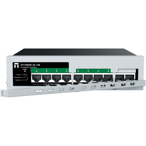 ST110GPDI-2G-130 Коммутатор/ Gigabit PoE Switch with Attached Safety Lock фото 4