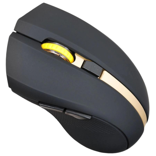 998168 Мышь Oklick 495MW черный/золотистый оптическая 1600dpi беспров. USB для ноутбука 6but (998168) фото 10 998168 Мышь Oklick 495MW черный/золотистый оптическая 1600dpi беспров. USB для ноутбука 6but (998168) фото 10