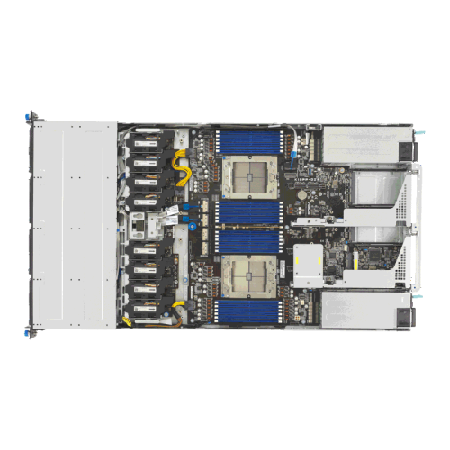 90SF0451-M000N0 Серверная платформа/ ASUS RS700A-E13-RS4U, 1U, 2 x SP5 LGA6096 400W, 24x DDR5 6400, 4x 3.5" hsb NVMe, 2x PCIex16+ 2x OCP3.0 x16, no LAN, 1+1 2000W фото 8