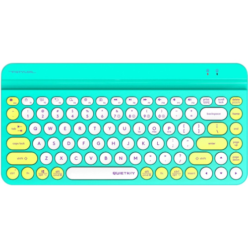 FBK30AVOCADO Клавиатура A4Tech Fstyler FBK30 зеленый USB беспроводная BT/Radio slim Multimedia (FBK30 AVOCADO)
