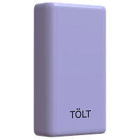 LT-LP10T Портативный аккумулятор TOLT Lit LT-LP10T, 10000mAh, 22,5W, fast charging and PD, violet/ Powerbank TOLT Lit LT-LP10T, 10000mAh, 22,5W, fast charging and PD, violet