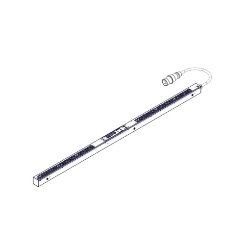 UP8952 БРП Uniprom, управляемый, 0U, 240В, 1Ф, 16A, 36xC13 6xC19, 3м кабель, IEC309 фото 2