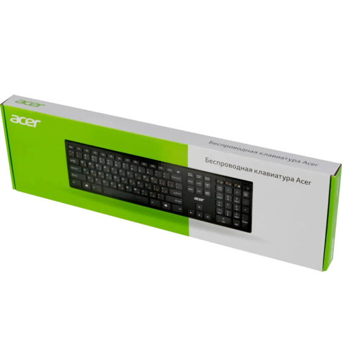 ZL.KBDEE.004 Клавиатура/ Клавиатура беспроводная Acer OKR020 Wireless 2.4G slim Multimedia black фото 7 ZL.KBDEE.004 Клавиатура/ Клавиатура беспроводная Acer OKR020 Wireless 2.4G slim Multimedia black фото 7