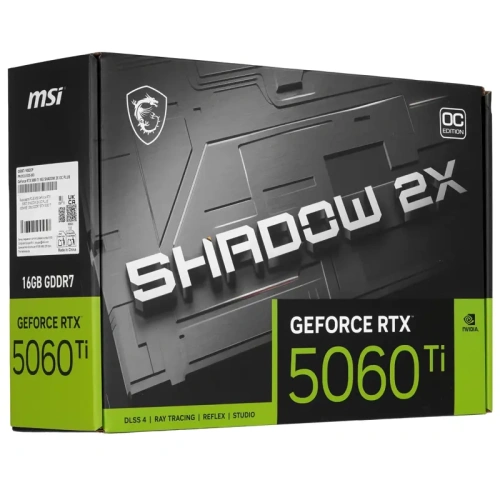 RTX5060Ti16GSHADOW2XOCPLUS Видеокарта/ GeForce RTX 5060 Ti 16G SHADOW 2X OC PLUS фото 8