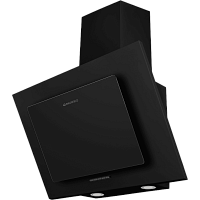 TowerA60Black ВЫТЯЖКА MAUNFELD TOWER 60 ЧЕРНЫЙ/ Кухонная вытяжка MAUNFELD Tower A 60 черный, Наклонная, 60 см, 650 м3/ч, электронное управление, максимальная мощность 102 Вт, LED освещение, максимальная производительность 650 м3/ч, 3 скорости, кнопочное у