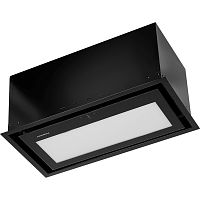 MZR60LuxBlack ВЫТЯЖКА MAUNFELD/ Полновстраиваемя, 60 см, 1250 м3/ч, 55дБ, 4 скорости, сенсорное управление, пульт ду, таймер, черное стекло (Фильр CF-172C 2шт не входит в комплект)