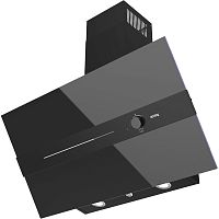 KHC99799AGN Вытяжка KORTING/ Вытяжка KORTING, наклонная, 90 см, 950 м3/ч, электронное управление с поворотным регулятором, LED освещение, угольный фильтр KIT 0278 (опция), уровень шума 54 дБ, цвет черное стекло