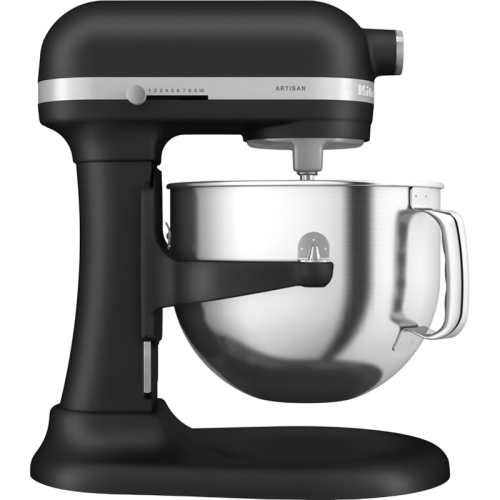 5KSM70SHXEBK Настольный миксер KitchenAid Artisan с выдвижной чашей 6.6 л, цвет черный