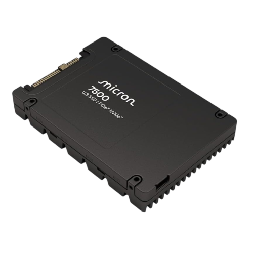 MTFDKCC15T3TGP-1BK1DABYY Твердотельный накопитель/ Micron SSD 7500 PRO, 15360GB, U.3(2.5" 15mm), NVMe, PCIe 4.0 x4, 3D TLC, R/W 7000/5900MB/s, IOPs 1 100 000/250 000, TBW 28032, DWPD 1 (12 мес.) фото 3