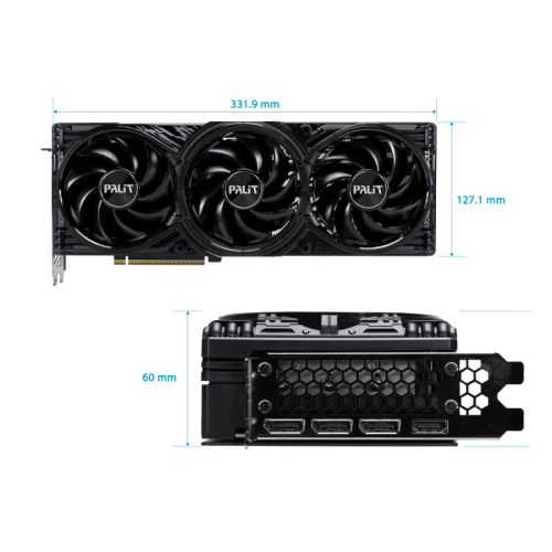 NE75080S19T2-GB2031A Видеокарта/ RTX5080 16GB PA-RTX5080 GAMINGPRO OC 16GB PALIT фото 10