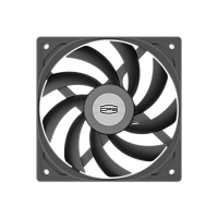 F5R12015BK Кулер для корпуса/ Case Cooler PCCooler F5 R12015 BK (120x120x15mm, 4-pin PWM, 68CFM, 35dBA, 2200RPM, Black)