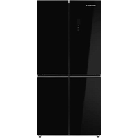 NFFD186BG Холодильник KUPPERSBERG/ KITCHEN RETAIL / Холодильник KUPPERSBERG, High-Tech, отдельностоящий, Side by Side, объем 568 л, инверторный компрессор, сенсорное управление, No Frost, LED дисплей, LED освещение, супер заморозка, супер охлаждение, зона