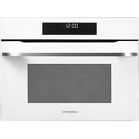 XCMO4414GW Шкаф духовой электрический MAUNFELD/ Компактный духовой шкаф, функция свч, 14 режимов, 44 л, сенсорное управление, гриль, таймер, A+, белое стекло