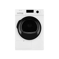 MDM631Blanc Сушильная машина MONSHER/ Сушильная машина MONSHER, High-Tech, загрузка 8 кг, 16 программ, тепловой насос, подсветка барабана, отсрочка старта, электронное управление, блокировка от детей, энергоэффективность А++, цвет белый