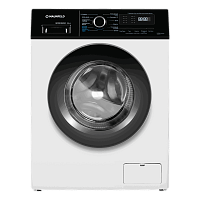 MFWM106IWHD Стиральная машина MAUNFELD/ Стиральная машина MAUNFELD, глубина 465 мм, 12 режимов, инверторный мотор, 6 кг, 1000 об/мин, комбинированное управление, дисплей, пар, энергоэффективность А+++, уровень шума 60-76 дБ, цвет белый